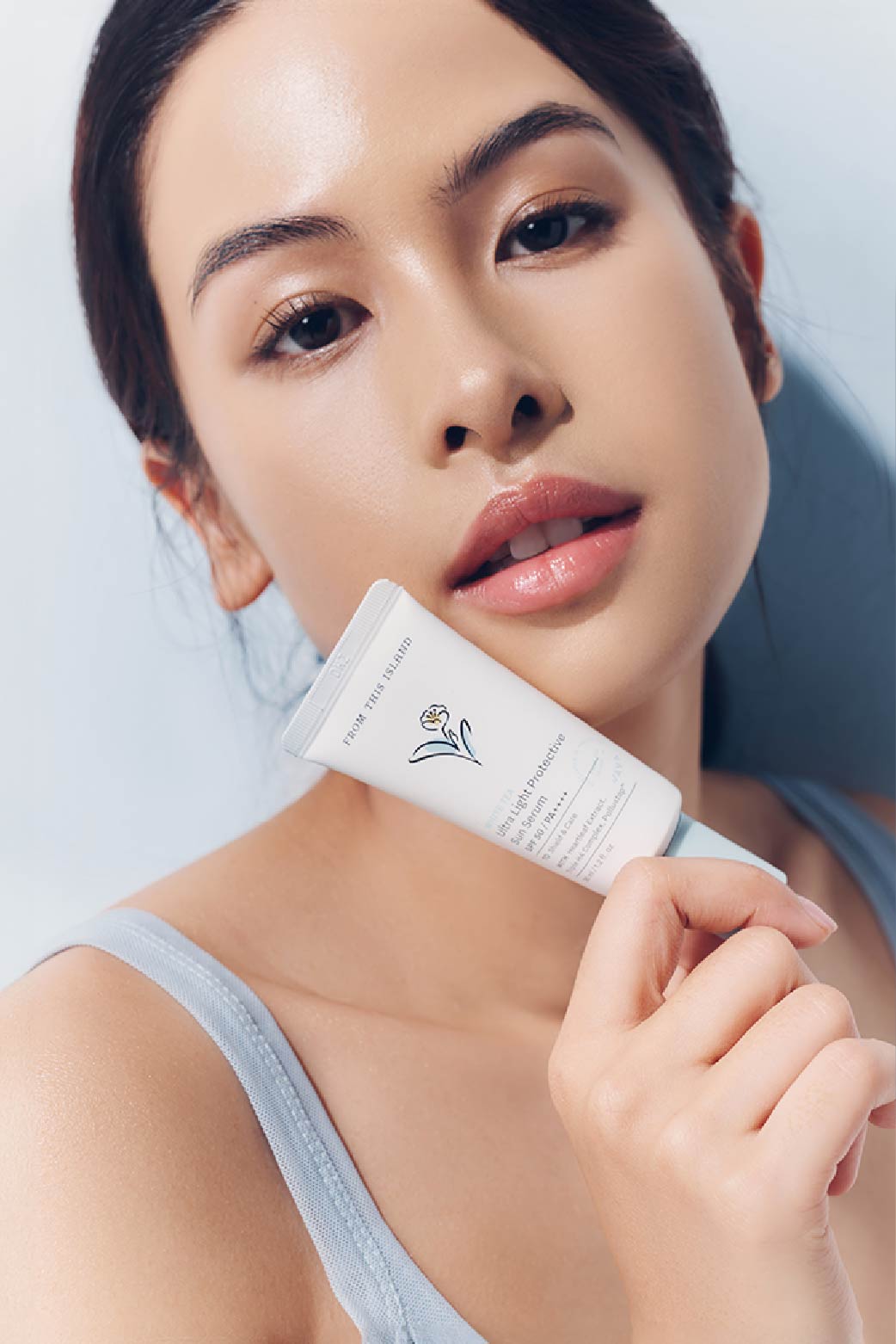 From This Island White Tea Ultra Light Protective Sun Serum