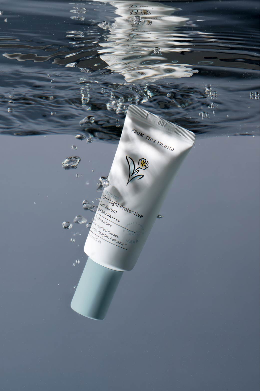 From This Island White Tea Ultra Light Protective Sun Serum