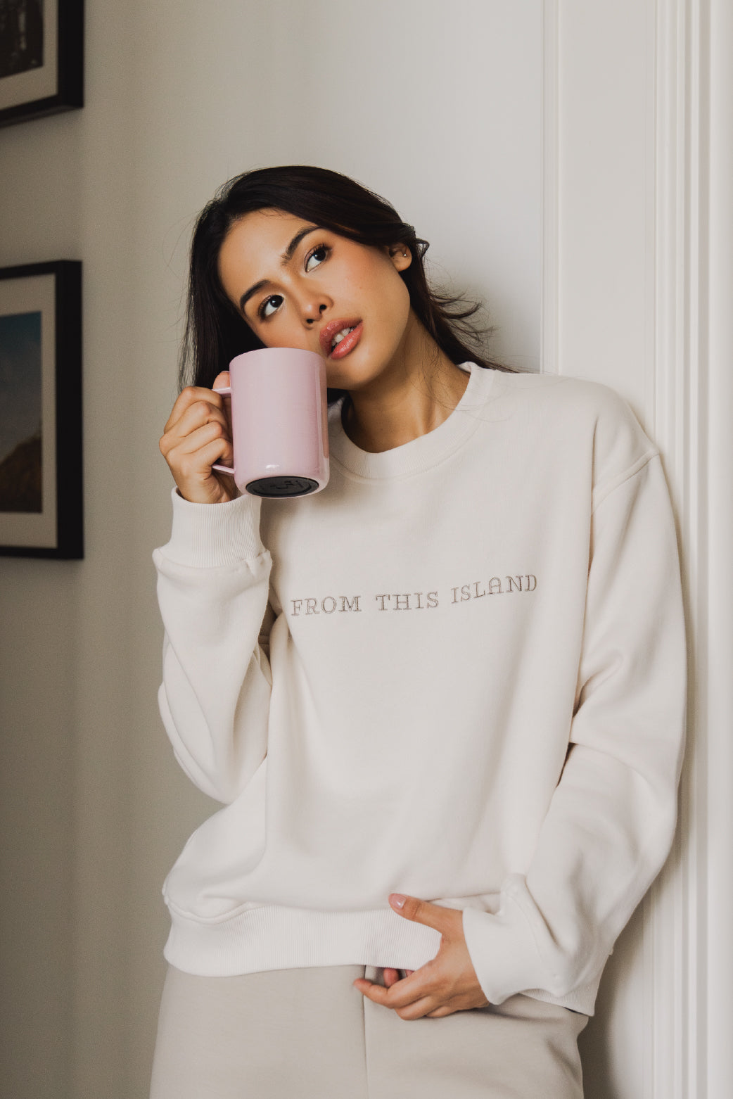 From This Island Islander Oversized Crew Neck Sweater