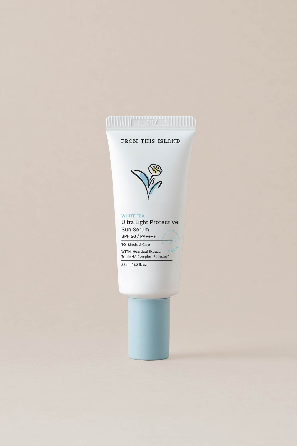 From This Island White Tea Ultra Light Protective Sun Serum