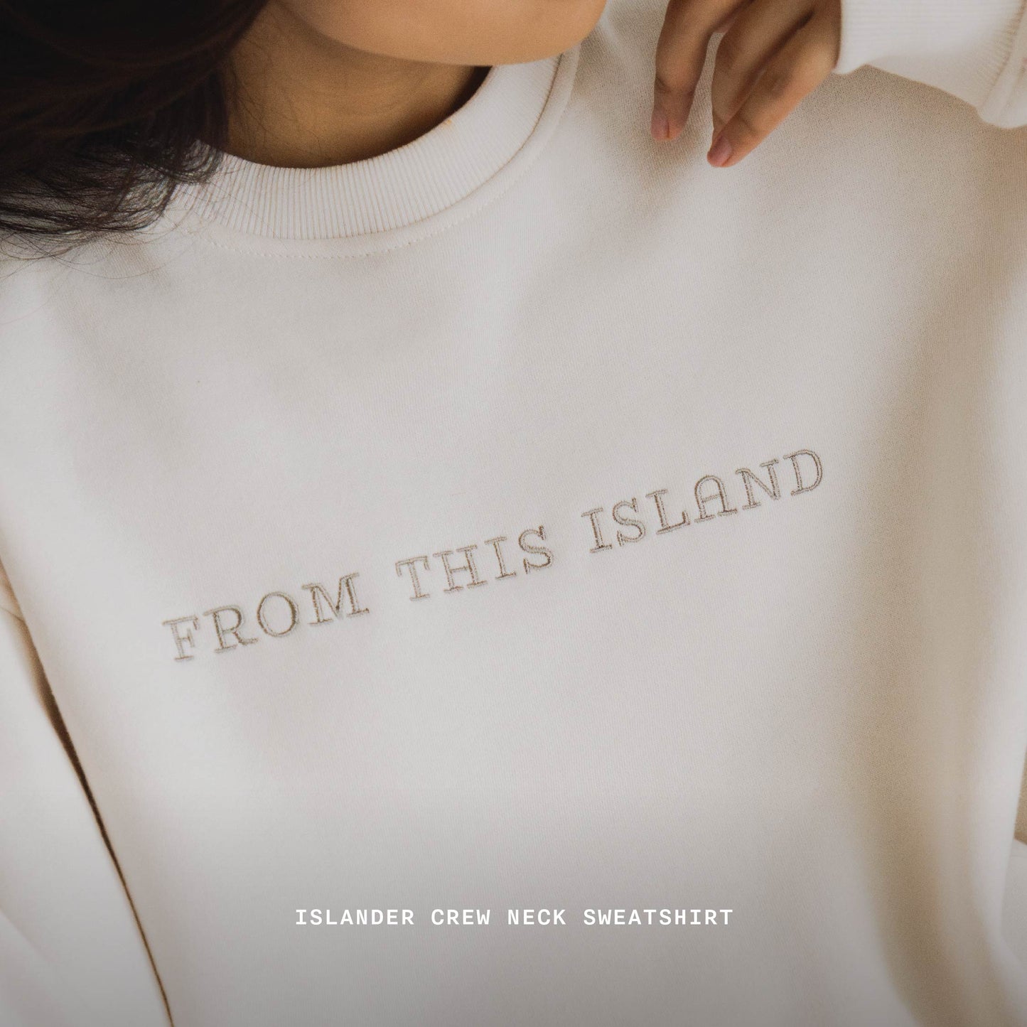 From This Island Islander Oversized Crew Neck Sweater