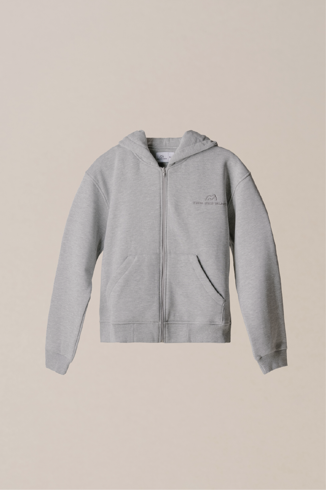 From This Island Full Zip Sweater