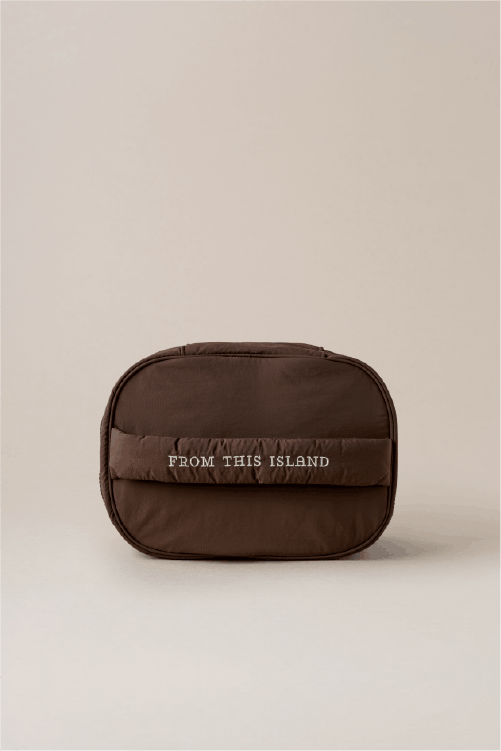 From This Island Puffy Pillow Travel Pouch