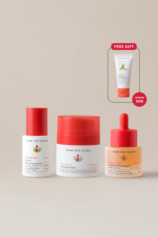 [FREE FACIAL WASH] From This Island Papua Red Fruit Advanced Plumping Set