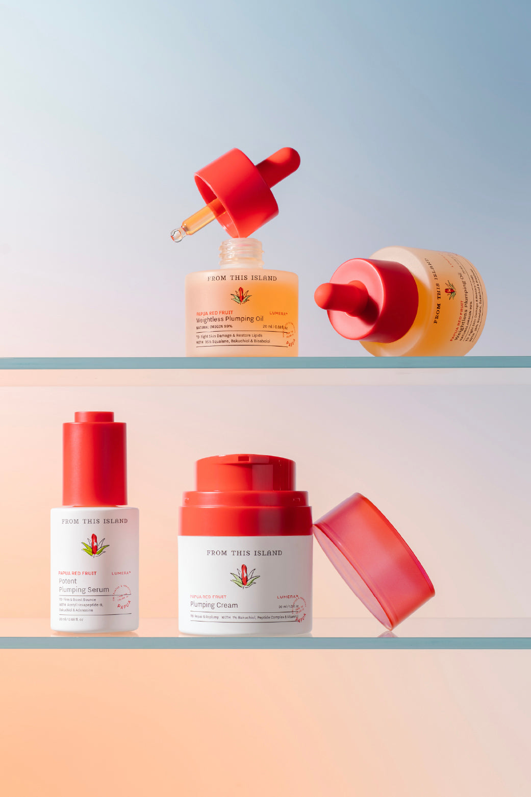 [FREE FACIAL WASH] From This Island Papua Red Fruit Advanced Plumping Set