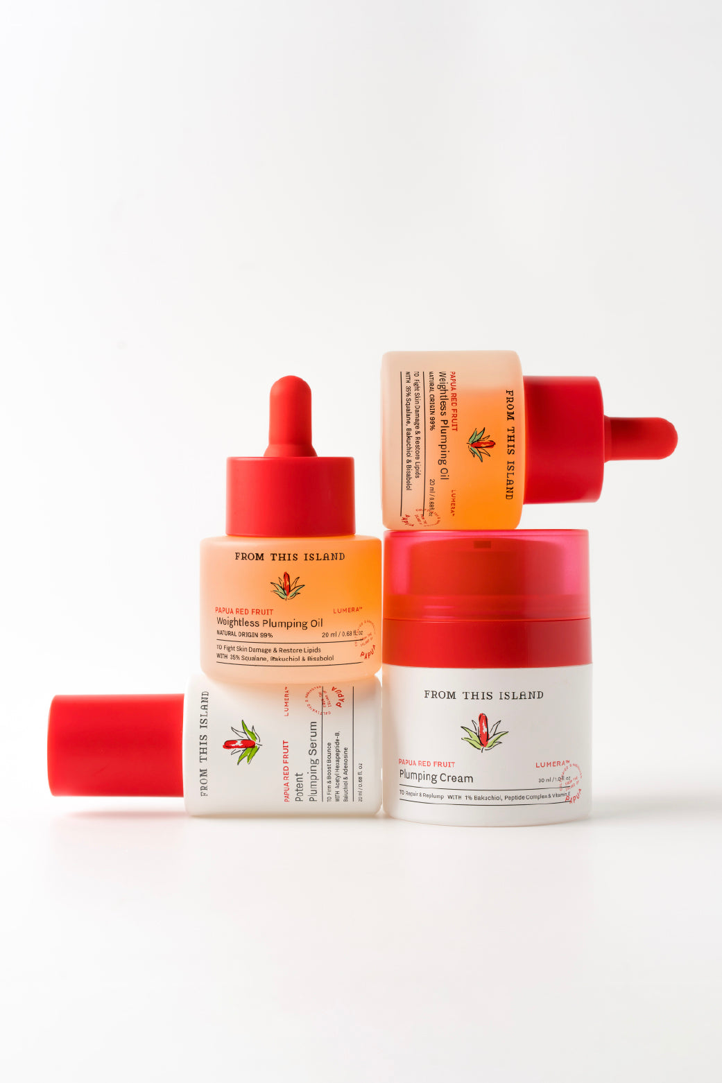 [FREE FACIAL WASH] From This Island Papua Red Fruit Advanced Plumping Set