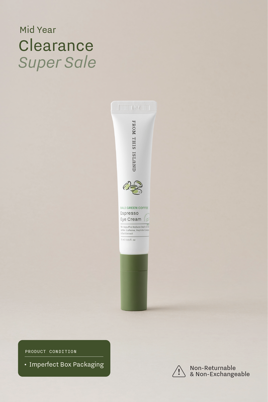 (Imperfect Box Packaging) From This Island Bali Green Coffee Espresso Eye Cream