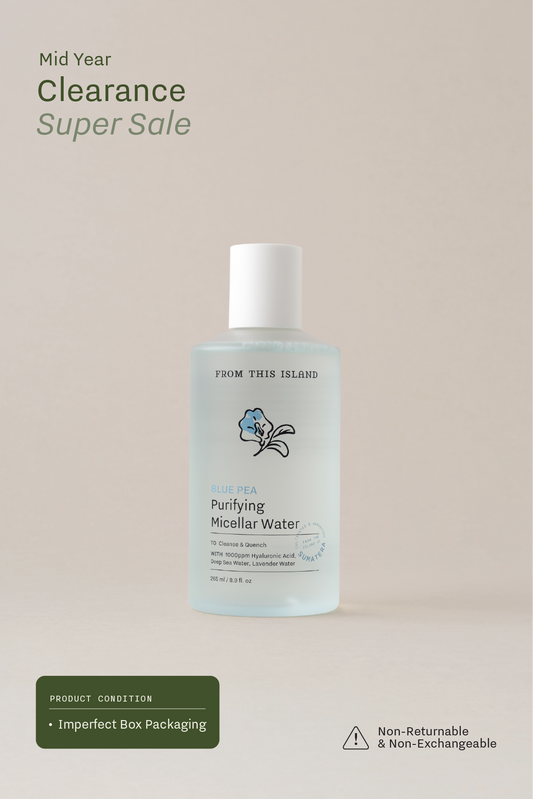(Imperfect Box Packaging) From This Island Blue Pea Purifying Micellar Water