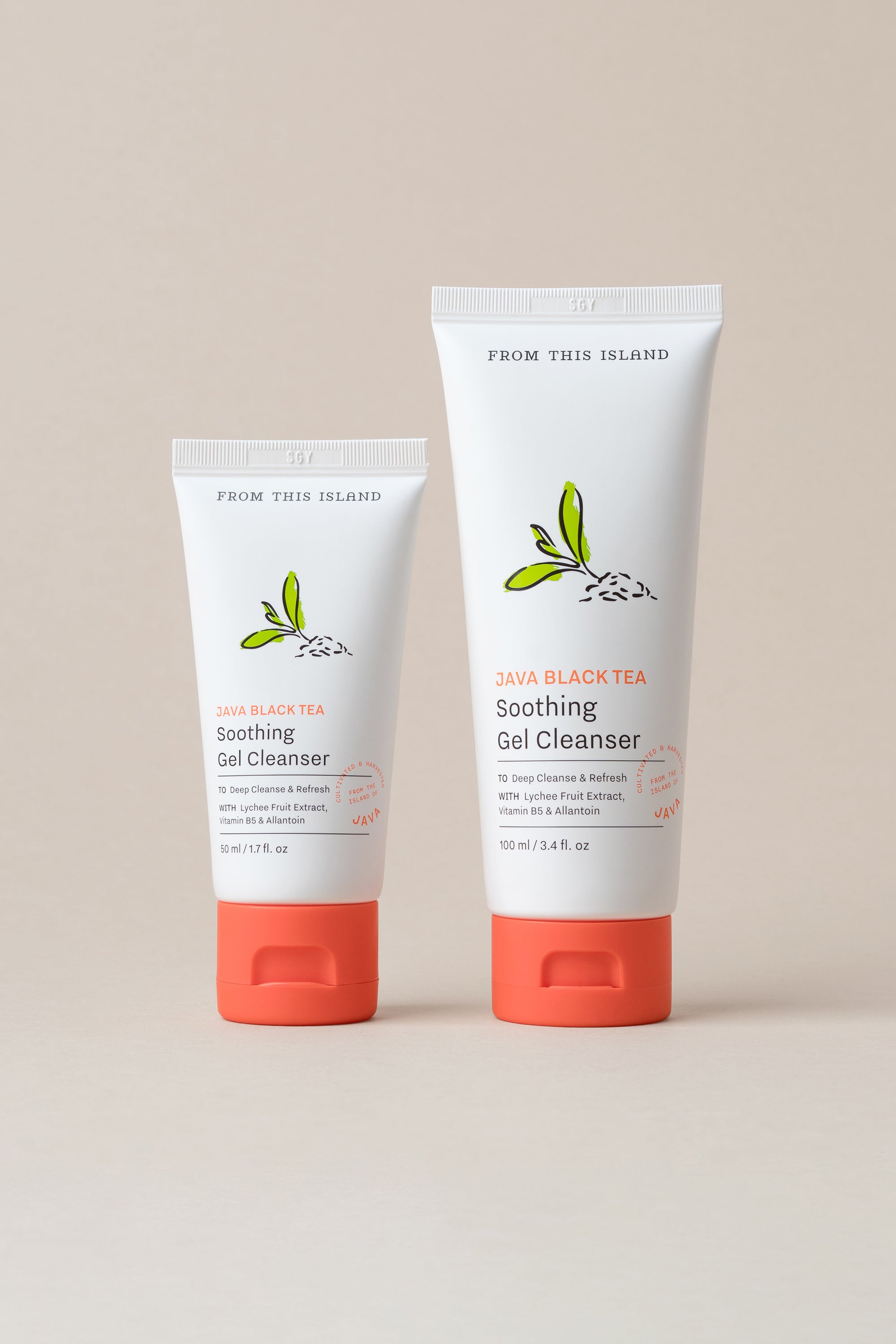 Java Black Tea Soothing Gel Cleanser – From This Island