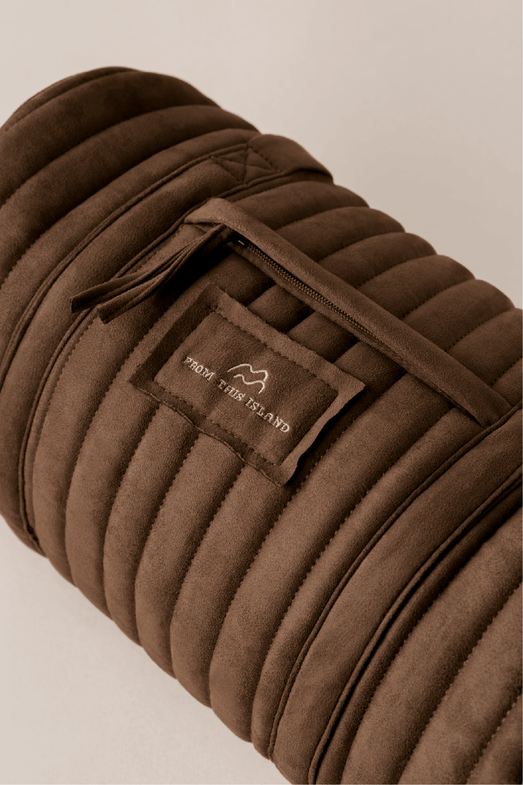 From This Island Suede Pillow Duffle Bag