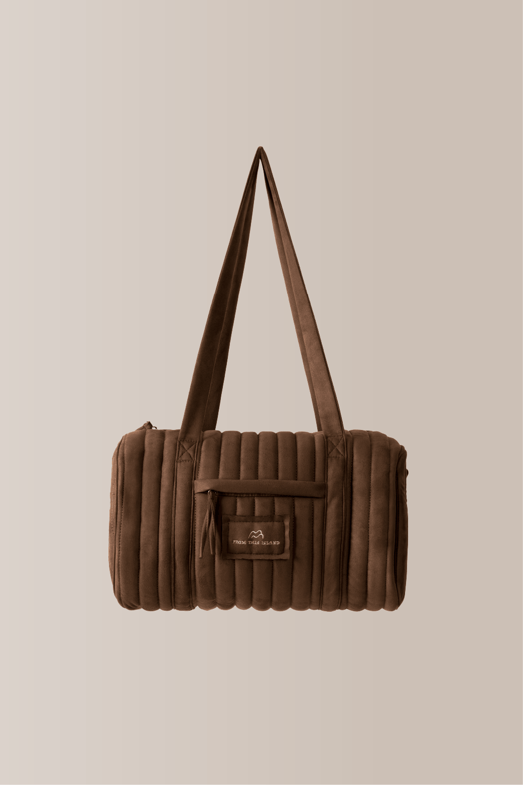 From This Island Suede Pillow Duffle Bag